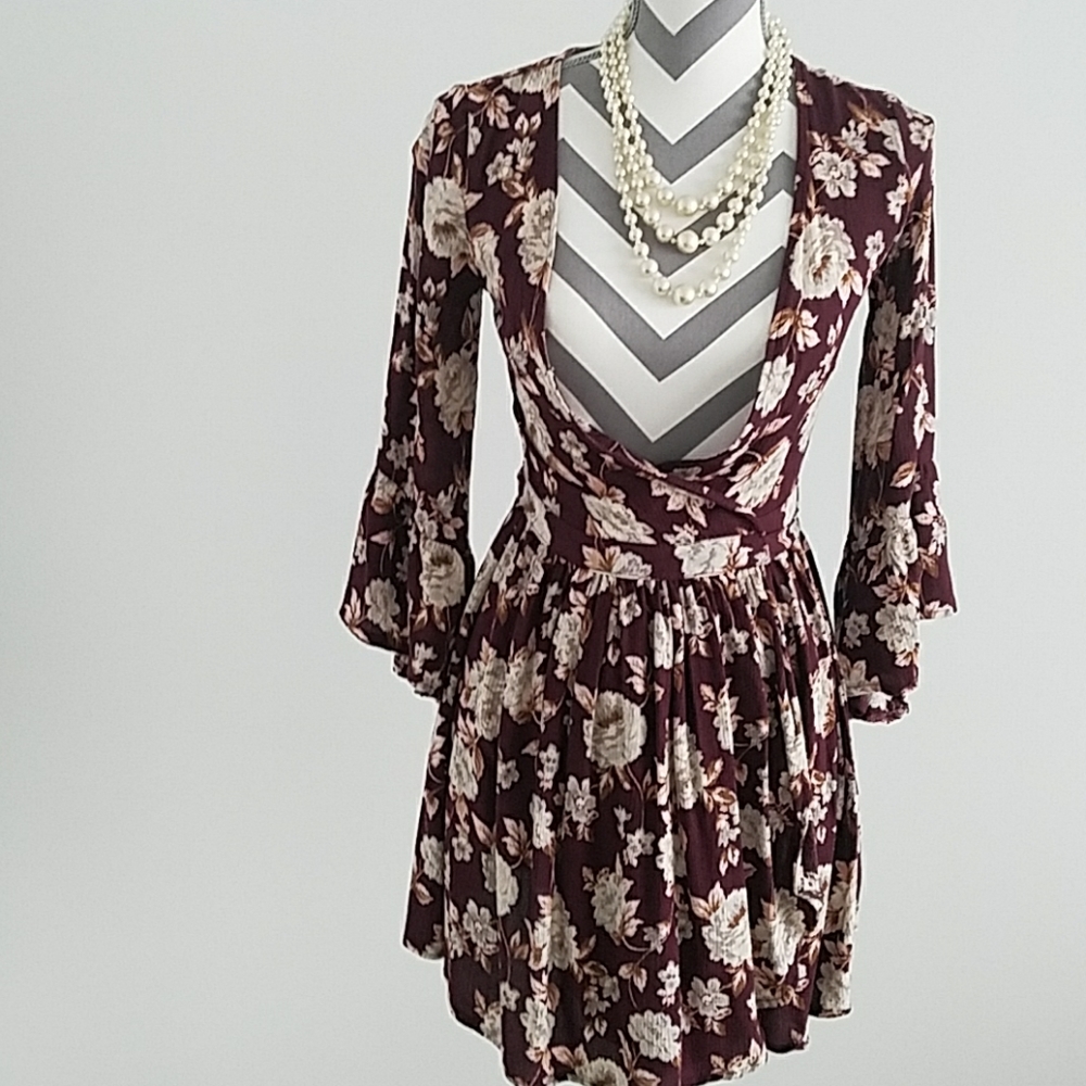 American Eagle wrap around mini dress